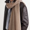 Herringbone Wool and Cashmere-Blend Scarf - FR Herringbone Wool and Cashmere-Blend Scarf - FR