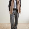 Herringbone Wool and Cashmere-Blend Scarf - OU Herringbone Wool and Cashmere-Blend Scarf - OU