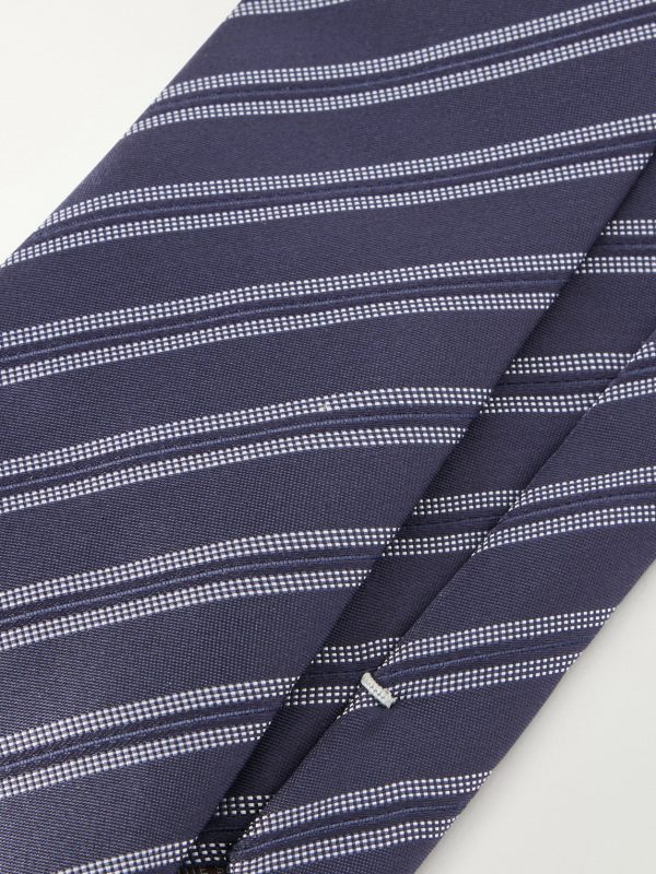 8cm Striped Silk Tie - CU 8cm Striped Silk Tie - CU