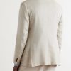 Kai Herringbone Wool, Linen and Silk-Blend Blazer - BK Kai Herringbone Wool, Linen and Silk-Blend Blazer - BK