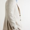 Kai Herringbone Wool, Linen and Silk-Blend Blazer - CU Kai Herringbone Wool, Linen and Silk-Blend Blazer - CU