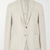 Kai Herringbone Wool, Linen and Silk-Blend Blazer Kai Herringbone Wool, Linen and Silk-Blend Blazer