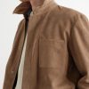 Paneled Suede Overshirt - CU Paneled Suede Overshirt - CU