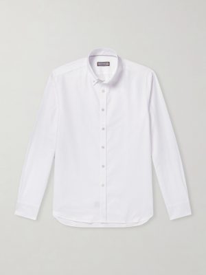 Button-Down Collar Cotton-Poplin Shirt Button-Down Collar Cotton-Poplin Shirt