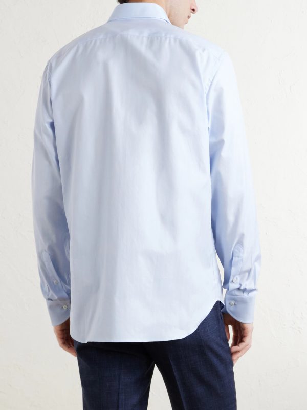Herringbone Cotton Shirt - BK