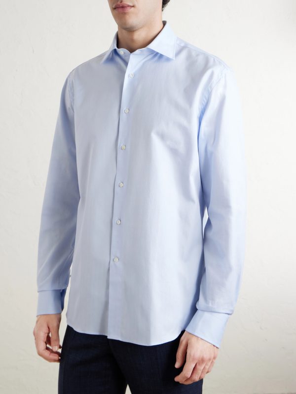 Herringbone Cotton Shirt - CU