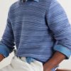 Striped Wool and Cashmere-Blend Sweater - CU Striped Wool and Cashmere-Blend Sweater - CU