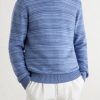Striped Wool and Cashmere-Blend Sweater - FR Striped Wool and Cashmere-Blend Sweater - FR