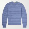 Striped Wool and Cashmere-Blend Sweater Striped Wool and Cashmere-Blend Sweater