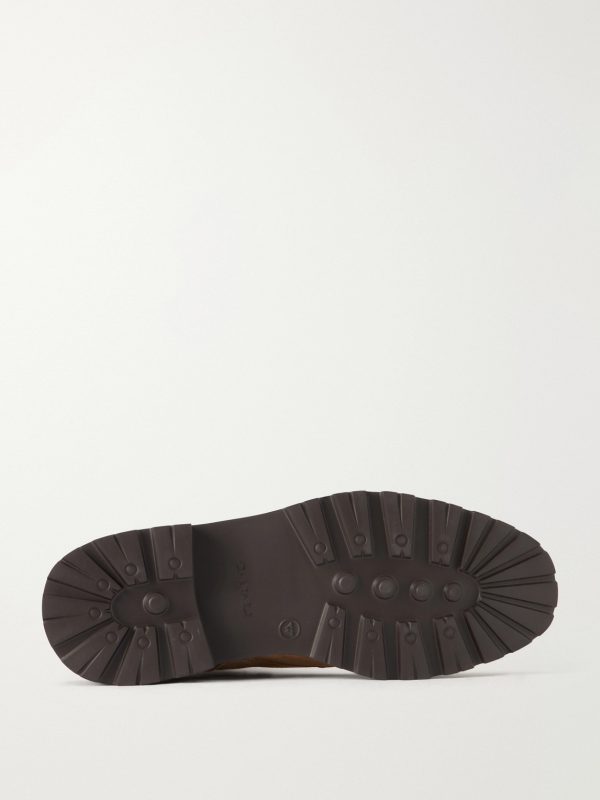 Suede Lace-Up Boots - E1