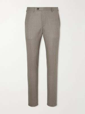Slim-Fit Wool-Flannel Suit Trousers Slim-Fit Wool-Flannel Suit Trousers