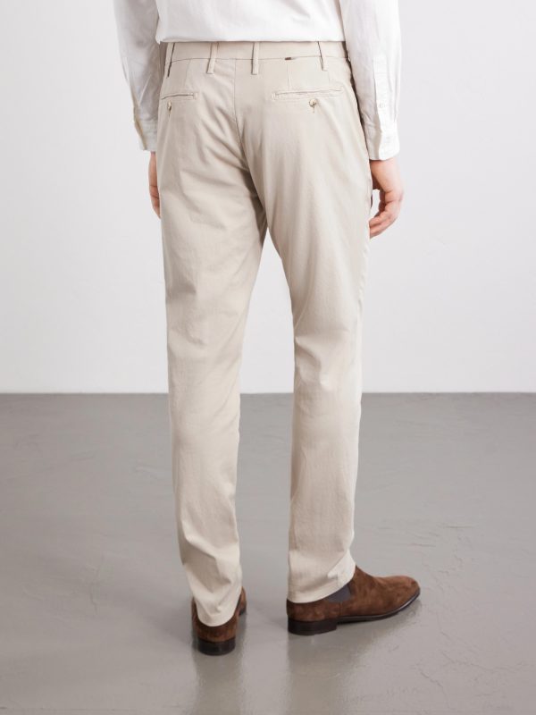 Slim-Fit Stretch Cotton-Blend Gabardine Trousers - BK Slim-Fit Stretch Cotton-Blend Gabardine Trousers - BK