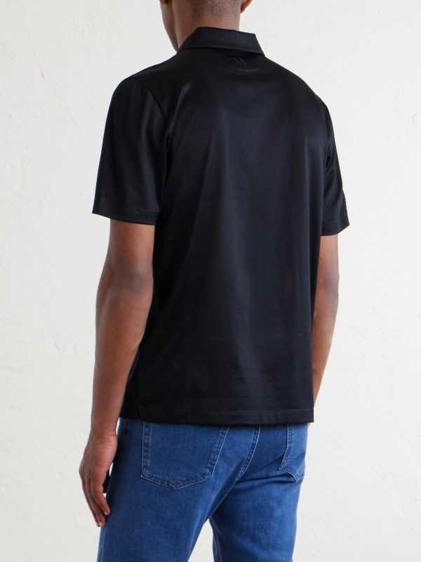 Cotton-Jersey Polo Shirt - BK