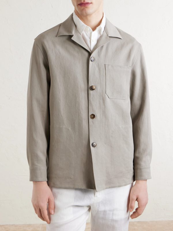 Linen Overshirt - FR Linen Overshirt - FR