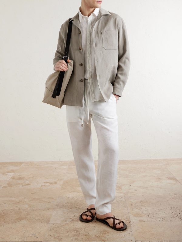 Linen Overshirt - OU Linen Overshirt - OU