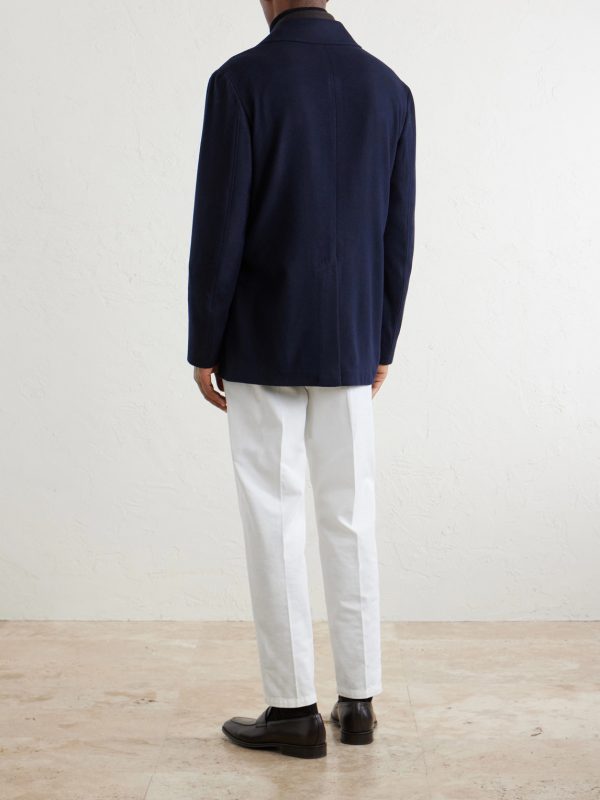 Double-Breasted Wool Jacket - BK Double-Breasted Wool Jacket - BK