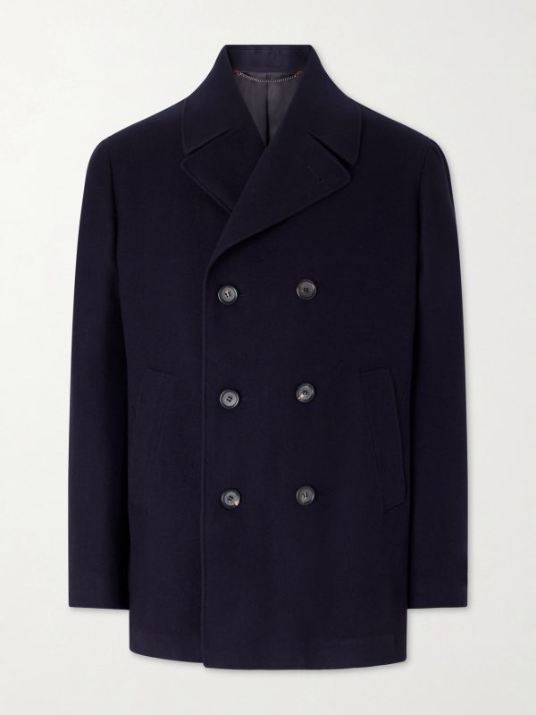 Double-Breasted Wool Jacket Double-Breasted Wool Jacket