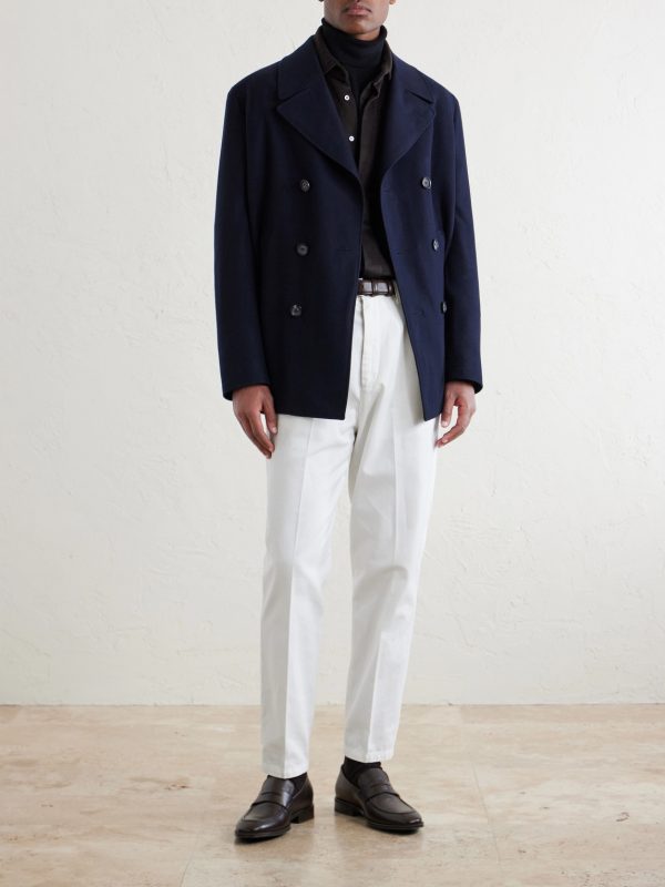 Double-Breasted Wool Jacket - OU Double-Breasted Wool Jacket - OU