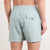 Straight-Leg Mid-Length Printed Swim Shorts - BK Straight-Leg Mid-Length Printed Swim Shorts - BK