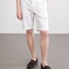 Straight-Leg Stretch Cotton-Blend Gabardine Shorts - FR Straight-Leg Stretch Cotton-Blend Gabardine Shorts - FR