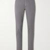 Slim-Fit Stretch Cotton-Blend Gabardine Trousers Slim-Fit Stretch Cotton-Blend Gabardine Trousers