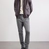 Slim-Fit Stretch Cotton-Blend Gabardine Trousers - OU Slim-Fit Stretch Cotton-Blend Gabardine Trousers - OU