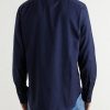 Herringbone Cotton and Lyocell-Blend Shirt - BK Herringbone Cotton and Lyocell-Blend Shirt - BK