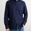 Herringbone Cotton and Lyocell-Blend Shirt - FR Herringbone Cotton and Lyocell-Blend Shirt - FR