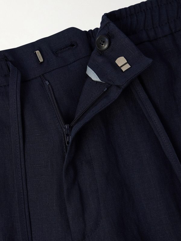 Straight-Leg Linen Trousers - E1 Straight-Leg Linen Trousers - E1