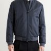 Wool Bomber Jacket - FR Wool Bomber Jacket - FR