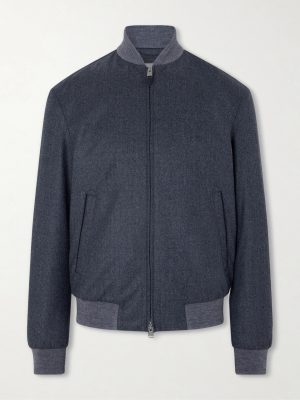 Wool Bomber Jacket Wool Bomber Jacket
