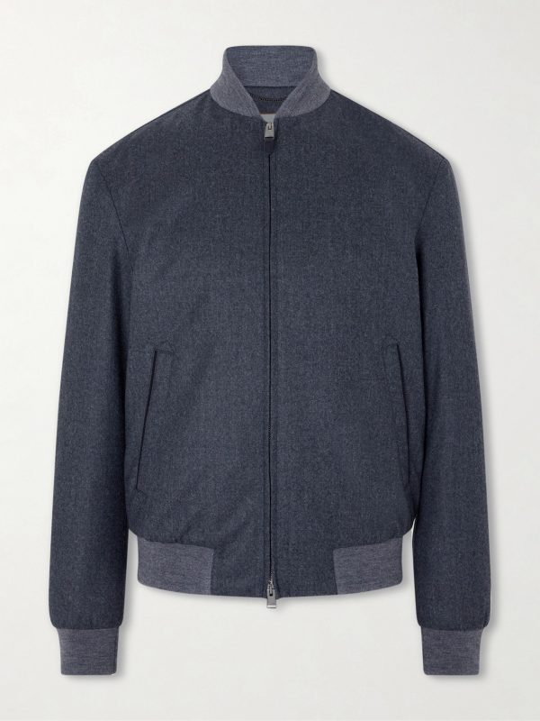 Wool Bomber Jacket Wool Bomber Jacket