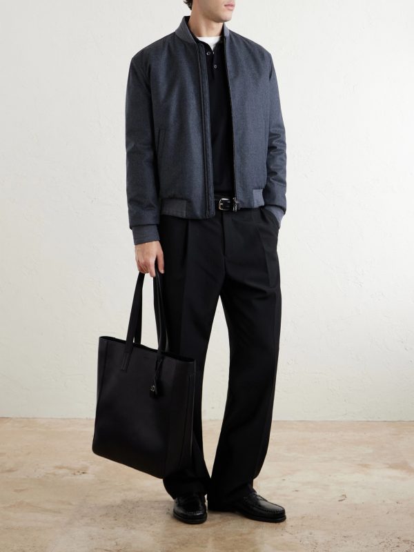 Wool Bomber Jacket - OU Wool Bomber Jacket - OU