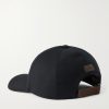 Logo-Appliquéd Wool Cap - BK