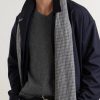 Houndstooth Wool and Cashmere-Blend Scarf - FR Houndstooth Wool and Cashmere-Blend Scarf - FR
