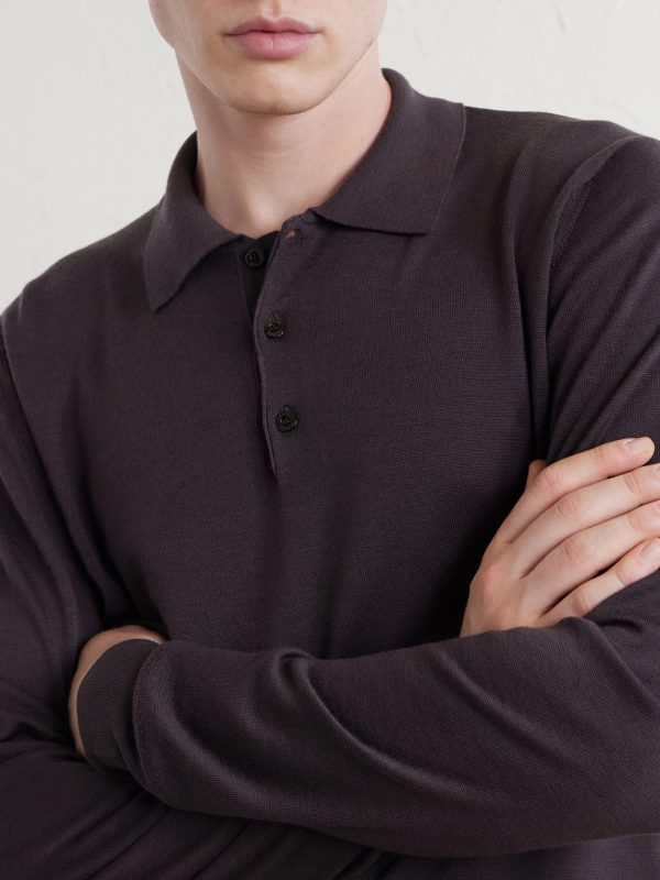 Wool Polo Shirt - CU Wool Polo Shirt - CU