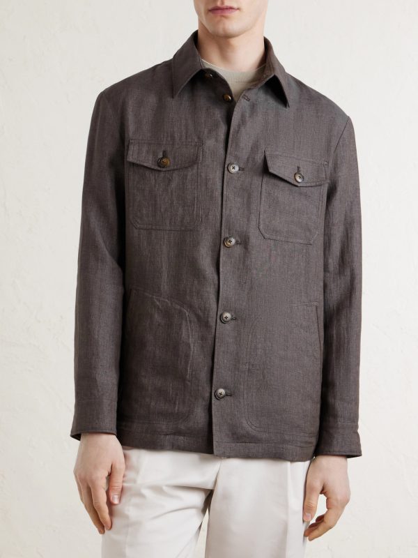 Linen Overshirt - FR Linen Overshirt - FR