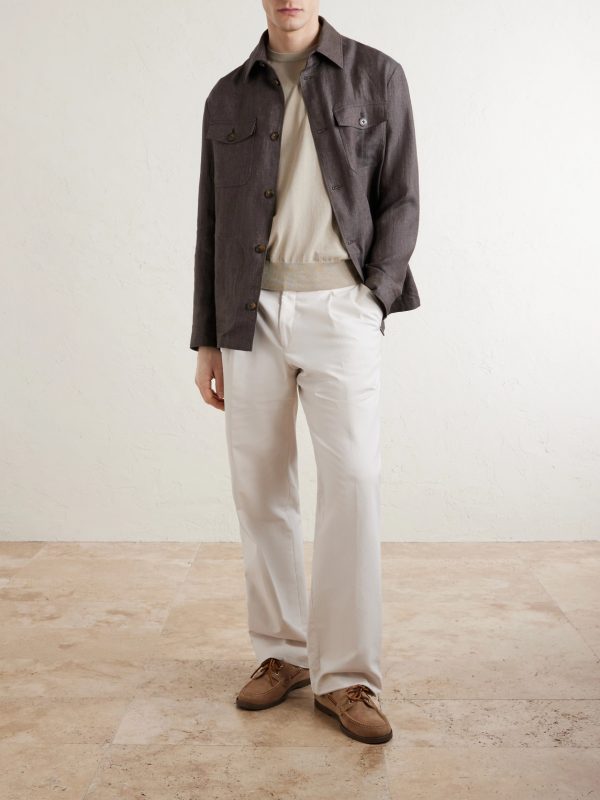 Linen Overshirt - OU Linen Overshirt - OU