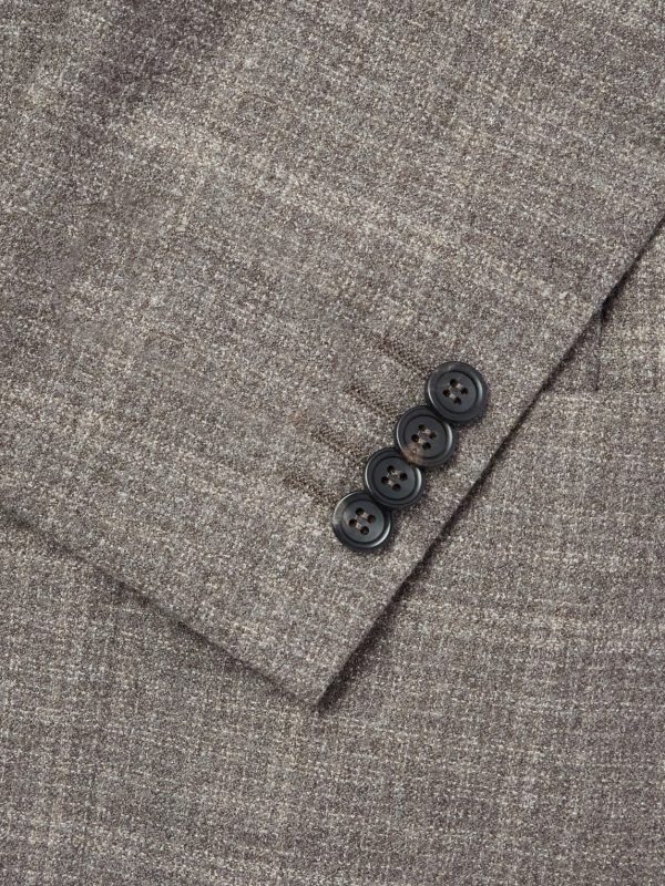 Kei Prince of Wales Checked Linen Suit Jacket - E1 Kei Prince of Wales Checked Linen Suit Jacket - E1