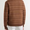 Wool and Cashmere-Blend Polo Sweater - BK Wool and Cashmere-Blend Polo Sweater - BK