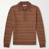 Wool and Cashmere-Blend Polo Sweater Wool and Cashmere-Blend Polo Sweater