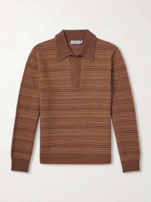 Wool and Cashmere-Blend Polo Sweater Wool and Cashmere-Blend Polo Sweater