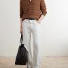 Wool and Cashmere-Blend Polo Sweater - OU Wool and Cashmere-Blend Polo Sweater - OU