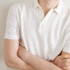 Linen Polo Shirt - CU Linen Polo Shirt - CU