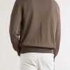Slim-Fit Cotton Zip-Up Sweater - BK Slim-Fit Cotton Zip-Up Sweater - BK