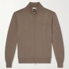 Slim-Fit Cotton Zip-Up Sweater Slim-Fit Cotton Zip-Up Sweater