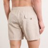Straight-Leg Mid-Length Swim Shorts - BK Straight-Leg Mid-Length Swim Shorts - BK