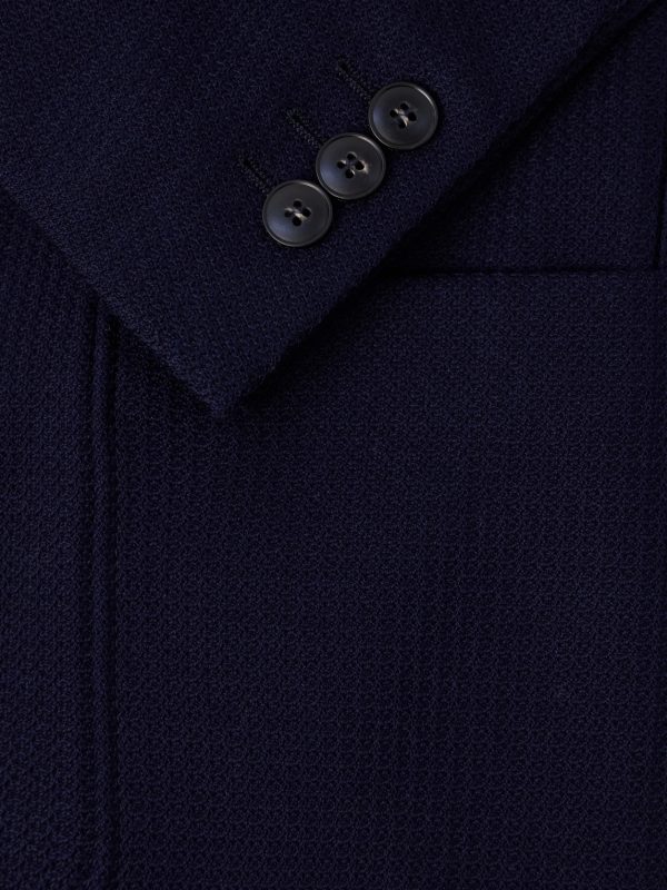 Textured-Cotton Blazer - E1 Textured-Cotton Blazer - E1