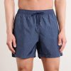 Straight-Leg Mid-Length Printed Swim Shorts - OU Straight-Leg Mid-Length Printed Swim Shorts - OU