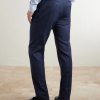 Travel Straight-Leg Wool, Silk and Linen-Blend Suit Trousers - BK